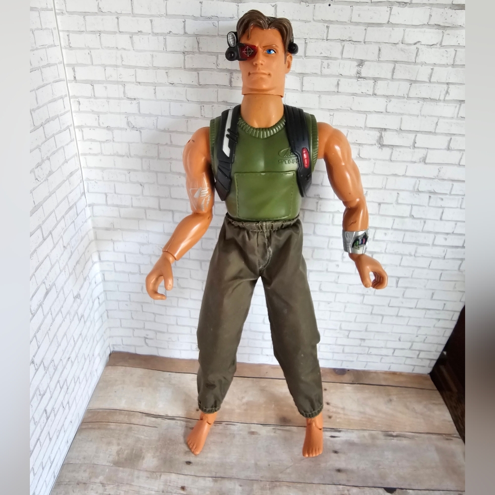 Mattel Max Steel N Tek Ranger 12 Inch Action Figure 2001 Vintage Poseable - Picture 2 of 5